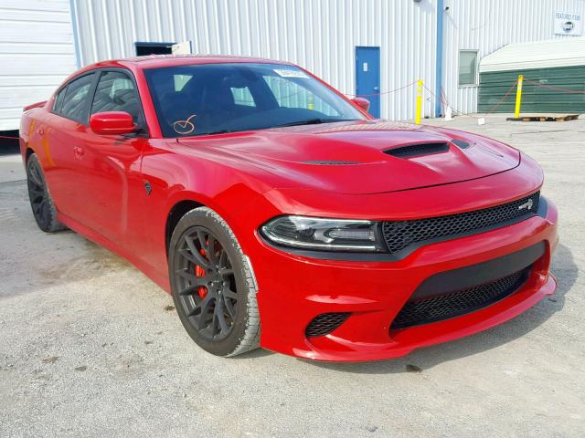 2C3CDXL94GH165046 - 2016 DODGE CHARGER SR RED photo 1