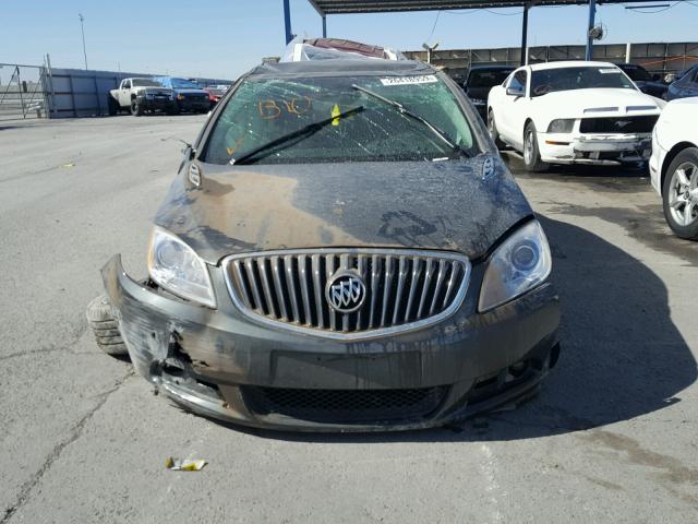 1G4PW5SK0G4184167 - 2016 BUICK VERANO SPO GRAY photo 10