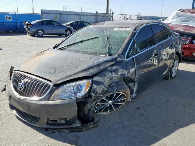 1G4PW5SK0G4184167 - 2016 BUICK VERANO SPO GRAY photo 2