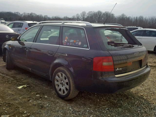 WAUDA34B5XN002509 - 1999 AUDI A6 AVANT Q BLACK photo 3