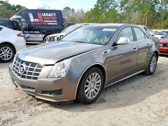 1G6DE5E55C0139701 - 2012 CADILLAC CTS LUXURY SILVER photo 2