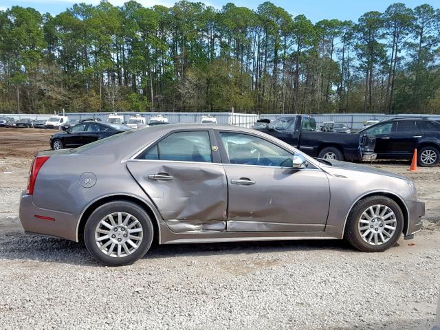 1G6DE5E55C0139701 - 2012 CADILLAC CTS LUXURY SILVER photo 9