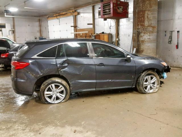 5J8TB4H32FL031014 - 2015 ACURA RDX CHARCOAL photo 9