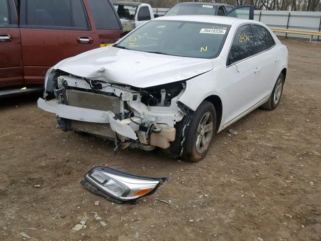 1G11B5SL2EF257645 - 2014 CHEVROLET MALIBU LS WHITE photo 2