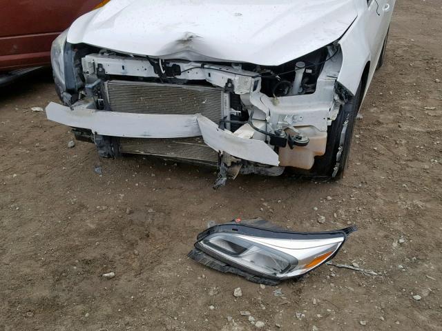 1G11B5SL2EF257645 - 2014 CHEVROLET MALIBU LS WHITE photo 9