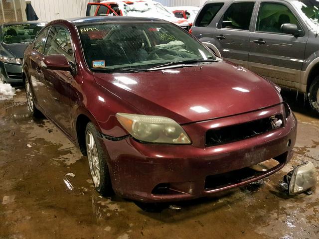JTKDE167360107185 - 2006 TOYOTA SCION TC MAROON photo 1