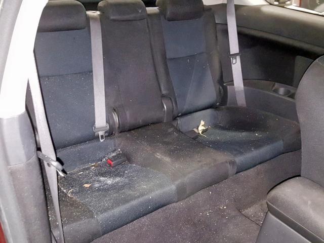 JTKDE167360107185 - 2006 TOYOTA SCION TC MAROON photo 6