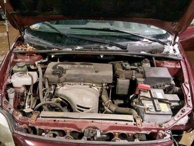 JTKDE167360107185 - 2006 TOYOTA SCION TC MAROON photo 7