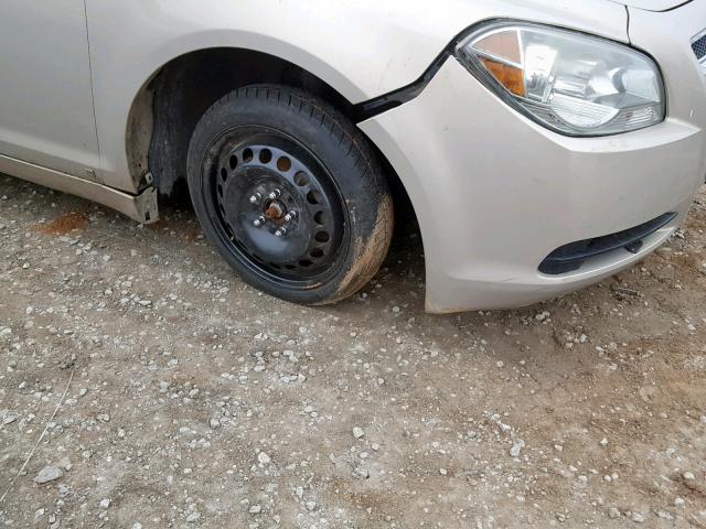 1G1ZA5E04AF116688 - 2010 CHEVROLET MALIBU LS GOLD photo 10