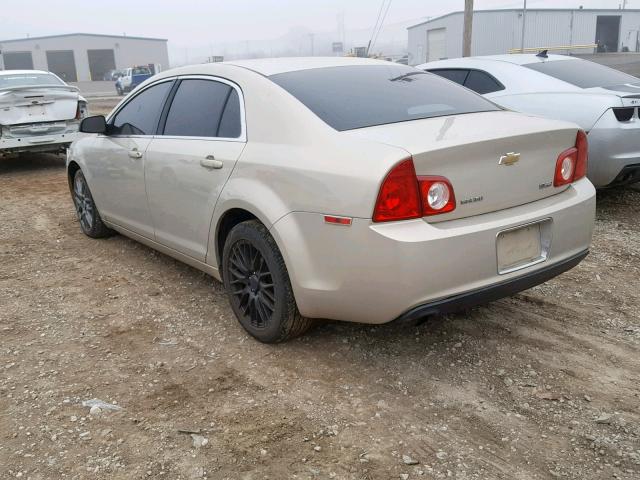 1G1ZA5E04AF116688 - 2010 CHEVROLET MALIBU LS GOLD photo 3