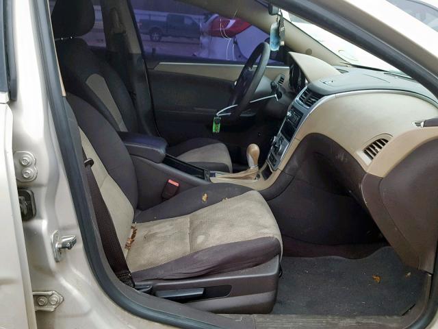 1G1ZA5E04AF116688 - 2010 CHEVROLET MALIBU LS GOLD photo 5