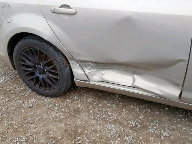 1G1ZA5E04AF116688 - 2010 CHEVROLET MALIBU LS GOLD photo 9