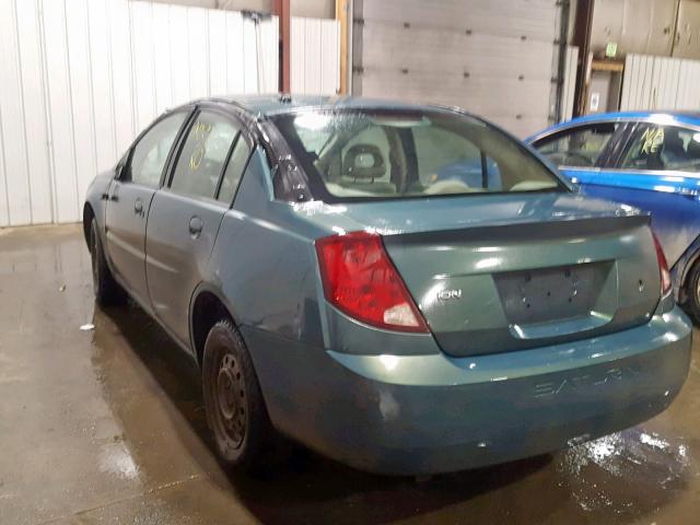 1G8AZ58F77Z143589 - 2007 SATURN ION LEVEL GREEN photo 3