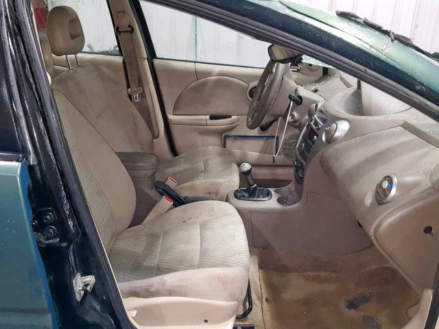 1G8AZ58F77Z143589 - 2007 SATURN ION LEVEL GREEN photo 5