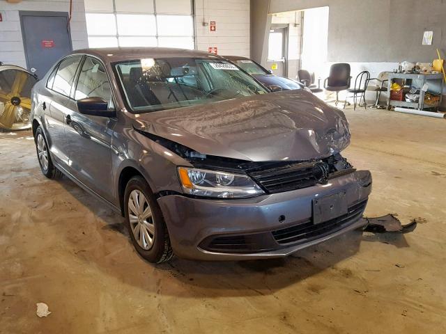 3VW2K7AJ9BM390127 - 2011 VOLKSWAGEN JETTA BASE 灰色 照片 1