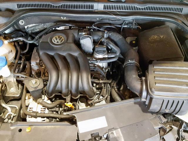 3VW2K7AJ9BM390127 - 2011 VOLKSWAGEN JETTA BASE 灰色 照片 7