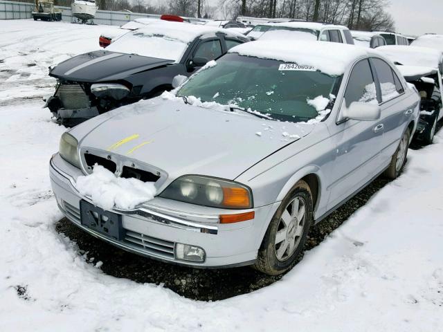 1LNHM86S52Y619384 - 2002 LINCOLN LS SILVER photo 2