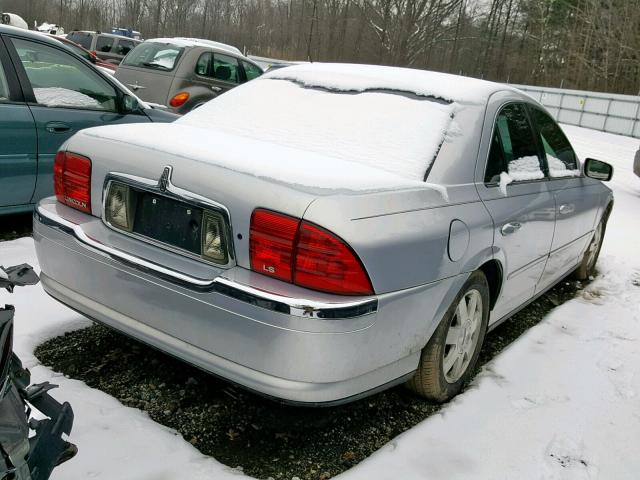 1LNHM86S52Y619384 - 2002 LINCOLN LS SILVER photo 4