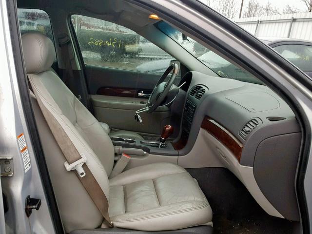 1LNHM86S52Y619384 - 2002 LINCOLN LS SILVER photo 5