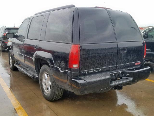 1GKEK63R8YR225288 - 2000 GMC DENALI BLACK photo 3