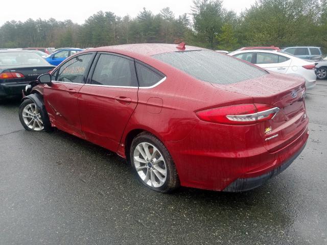 3FA6P0HD4KR159951 - 2019 FORD FUSION SE  photo 3