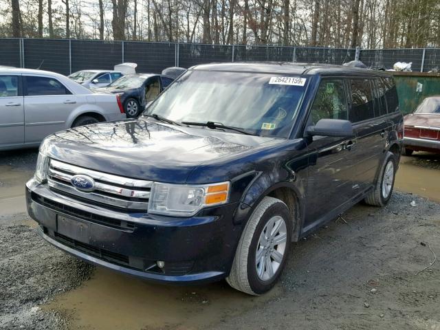 2FMGK5BC4ABA71338 - 2010 FORD FLEX SE BLUE photo 2