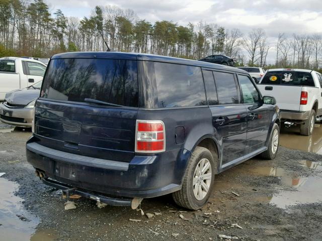 2FMGK5BC4ABA71338 - 2010 FORD FLEX SE BLUE photo 4