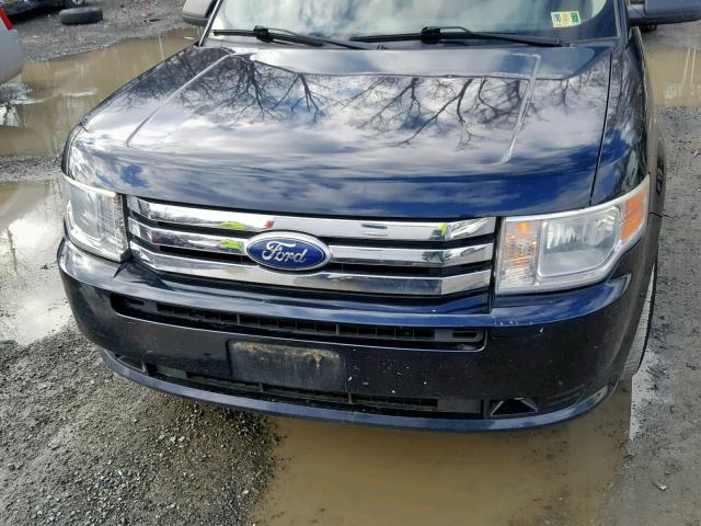 2FMGK5BC4ABA71338 - 2010 FORD FLEX SE BLUE photo 9