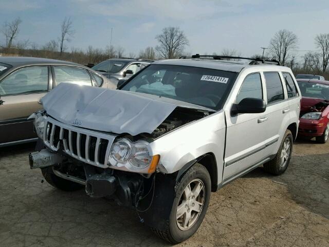 1J8GR48K57C551740 - 2007 JEEP GRAND CHER SILVER photo 2