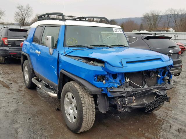 JTEBU11F070028974 - 2007 TOYOTA FJ CRUISER BLUE photo 1