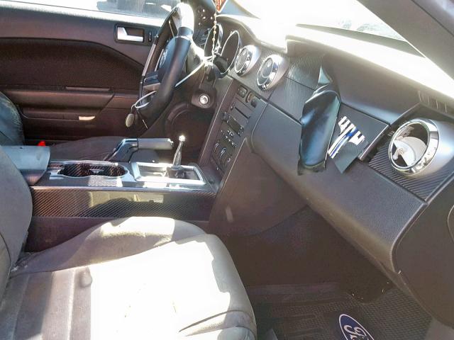 1ZVHT82H675227540 - 2007 FORD MUSTANG GT GRAY photo 5