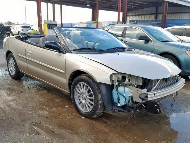 1C3EL55R65N570326 - 2005 CHRYSLER SEBRING TO BEIGE photo 1