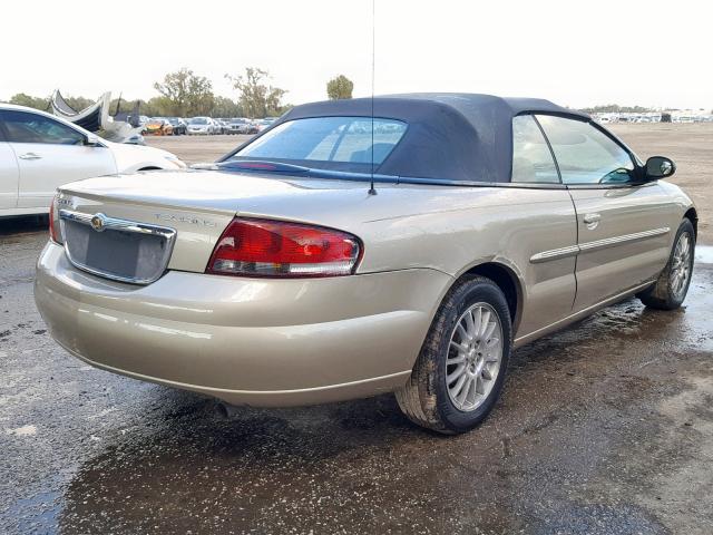 1C3EL55R65N570326 - 2005 CHRYSLER SEBRING TO BEIGE photo 4