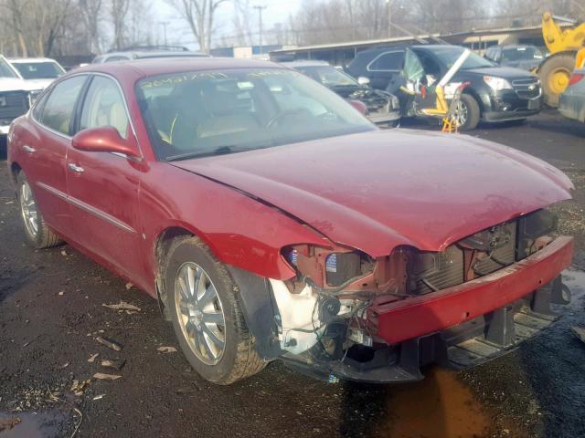 2G4WD582481367609 - 2008 BUICK LACROSSE C RED photo 1