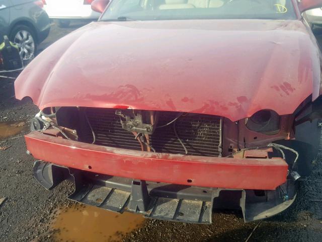 2G4WD582481367609 - 2008 BUICK LACROSSE C RED photo 9