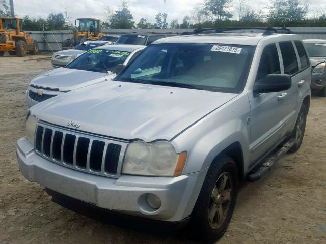 1J8HR58245C620103 - 2005 JEEP GRAND CHER SILVER photo 2