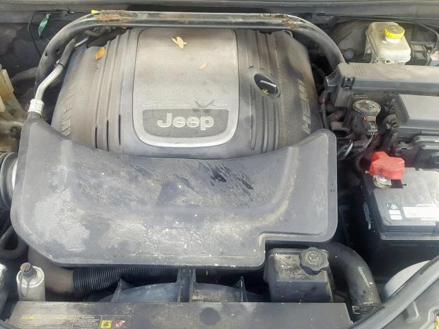 1J8HR58245C620103 - 2005 JEEP GRAND CHER SILVER photo 7