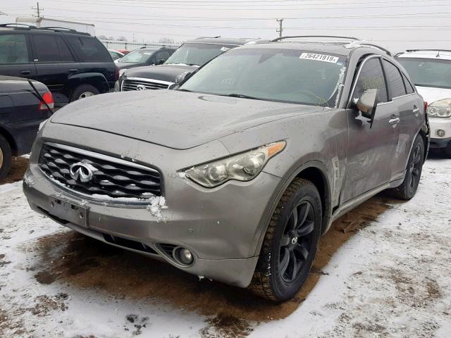 JNRAS18W19M154963 - 2009 INFINITI FX35 GRAY photo 2