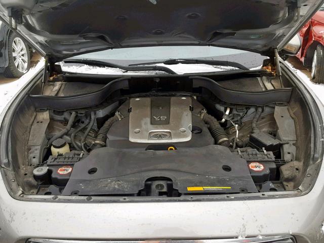 JNRAS18W19M154963 - 2009 INFINITI FX35 GRAY photo 7