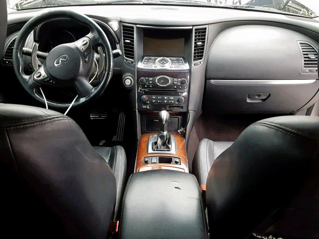 JNRAS18W19M154963 - 2009 INFINITI FX35 GRAY photo 9