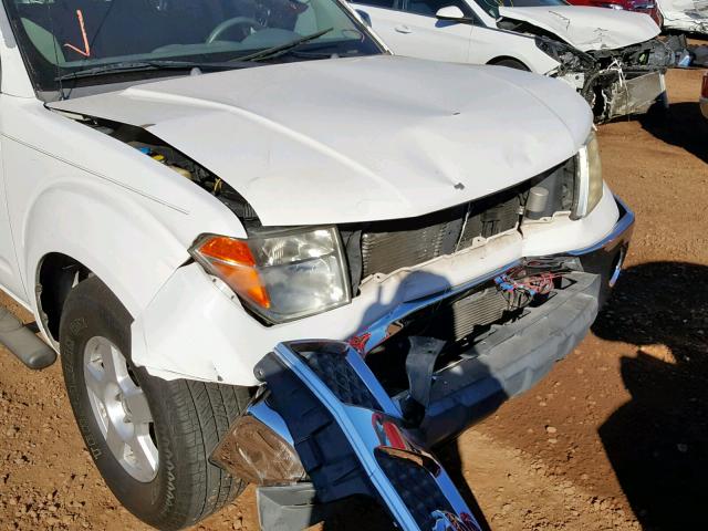 1N6AD09U47C406366 - 2007 NISSAN FRONTIER C WHITE photo 9