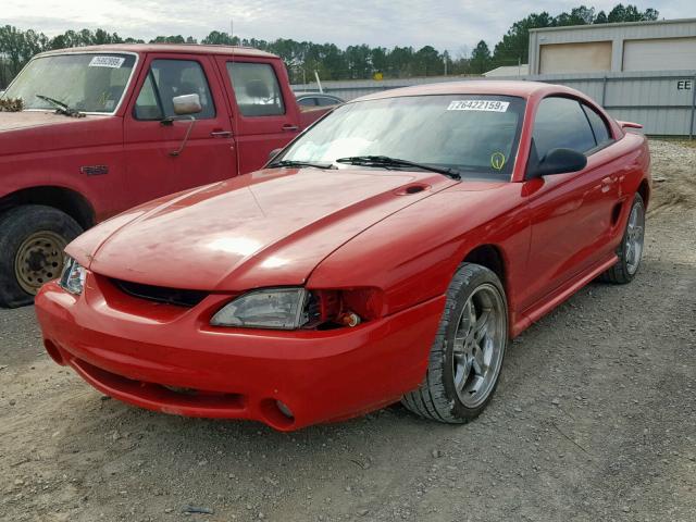 1FALP42D0SF220051 - 1995 FORD MUSTANG CO RED photo 2