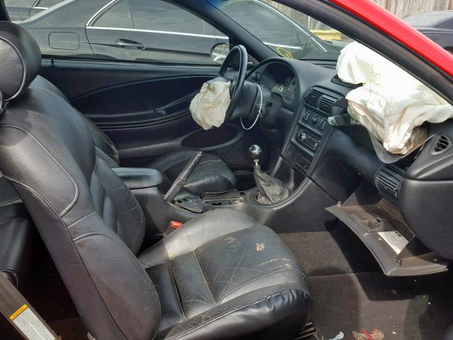 1FALP42D0SF220051 - 1995 FORD MUSTANG CO RED photo 5