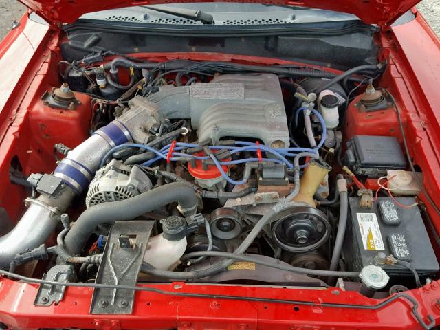 1FALP42D0SF220051 - 1995 FORD MUSTANG CO RED photo 7