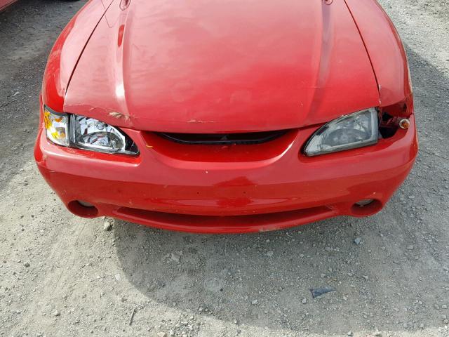 1FALP42D0SF220051 - 1995 FORD MUSTANG CO RED photo 9