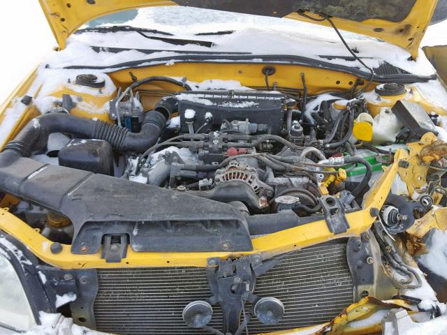 4S4BT62C337112101 - 2003 SUBARU BAJA SPORT YELLOW photo 7