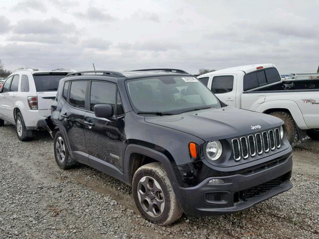 ZACCJBAB9HPF27191 - 2017 JEEP RENEGADE S შავი ფოტო 1