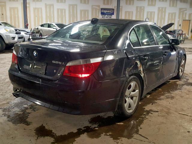 WBANA53505B863428 - 2005 BMW 525 I BLACK photo 4