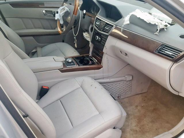 WDDHH8HB2BA492923 - 2011 MERCEDES-BENZ E 350 4MAT SILVER photo 5