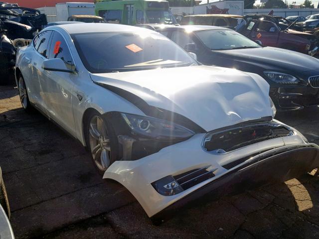 5YJSA1CP7DFP13392 - 2013 TESLA MODEL S WHITE photo 1